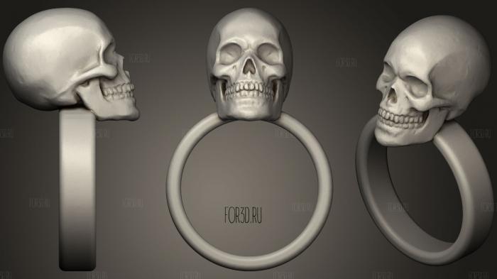 Skull Jewelry Set stl model for CNC